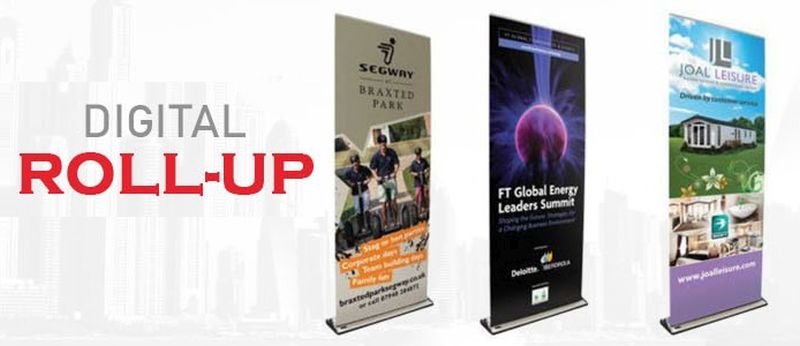 Rollups – Portable & Powerful Marketing Tool from Alwasl Printing Press